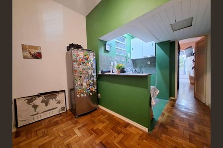 Cozinha  de apartamento à venda com 1 quarto, 35m² em Glória, Rio de Janeiro
