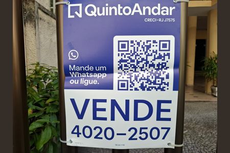 Placa de apartamento à venda com 1 quarto, 35m² em Glória, Rio de Janeiro