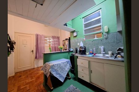 Cozinha  de apartamento à venda com 1 quarto, 35m² em Glória, Rio de Janeiro
