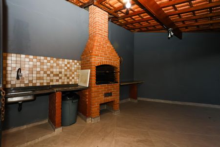 Área comum - Churrasqueira de apartamento para alugar com 3 quartos, 85m² em Parque Albina, Taboão da Serra