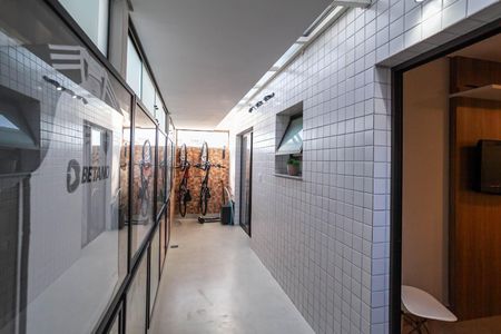 Varanda do quarto 2 e da suíte  de apartamento à venda com 3 quartos, 119m² em Pampulha, Belo Horizonte