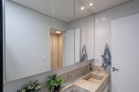 Banheiro da suíte  de apartamento à venda com 3 quartos, 119m² em Pampulha, Belo Horizonte