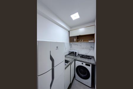 Cozinha de kitnet/studio para alugar com 1 quarto, 22m² em Vila Mariana, São Paulo