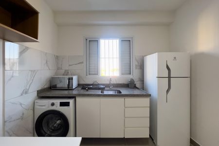 Cozinha de kitnet/studio para alugar com 1 quarto, 28m² em Vila Mariana, São Paulo