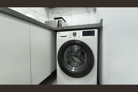 Cozinha de kitnet/studio para alugar com 1 quarto, 22m² em Vila Mariana, São Paulo
