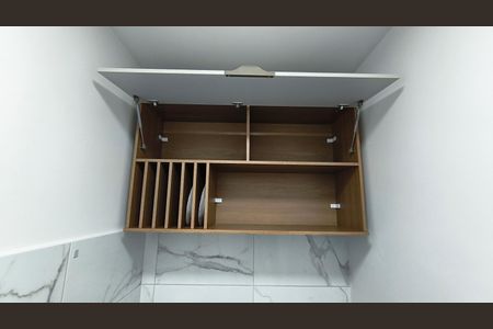 Cozinha de kitnet/studio para alugar com 1 quarto, 22m² em Vila Mariana, São Paulo