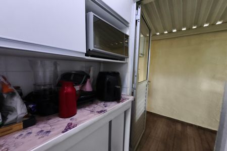Cozinha de apartamento à venda com 2 quartos, 50m² em Residencial Cosmos, Campinas