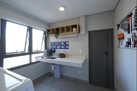 Lavanderia de kitnet/studio para alugar com 1 quarto, 24m² em Chácara Klabin, São Paulo