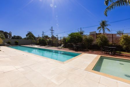 Área Comum - Piscina de kitnet/studio para alugar com 1 quarto, 70m² em Cambuí, Campinas