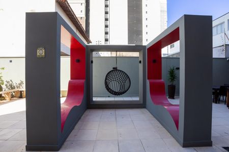 Área Comum - Redário de kitnet/studio para alugar com 1 quarto, 70m² em Cambuí, Campinas