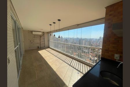 Varanda de apartamento para alugar com 3 quartos, 141m² em Vila Gumercindo, São Paulo