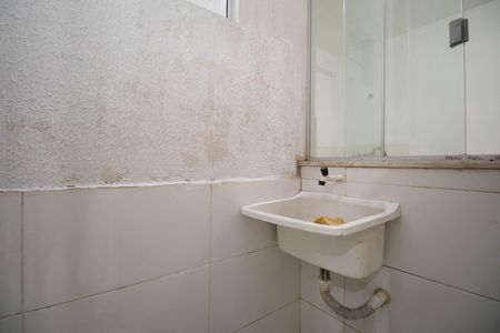 Cozinha e Área de Serviço de kitnet/studio para alugar com 1 quarto, 35m² em Riacho Fundo, Brasília