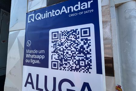 Studio para alugar com 35m², 1 quarto e sem vaga Studio para alugar com 35m², 1 quarto e sem vagaPlaca