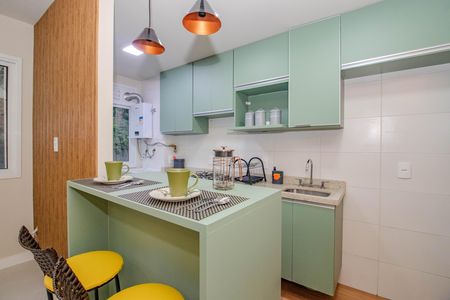 Apartamento à venda com 68m², 2 quartos e 1 vagaCozinha e Área de Serviço