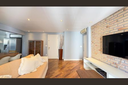 Sala de apartamento para alugar com 1 quarto, 86m² em Cidade Monções, São Paulo