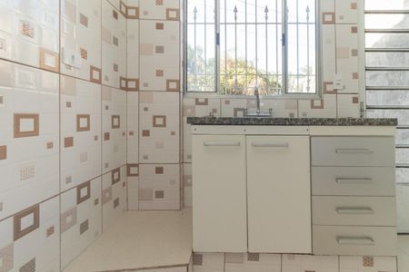 Cozinha de apartamento para alugar com 1 quarto, 45m² em Jardim Ricardo, São Paulo