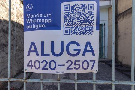 Placa instalada de apartamento para alugar com 1 quarto, 45m² em Jardim Ricardo, São Paulo