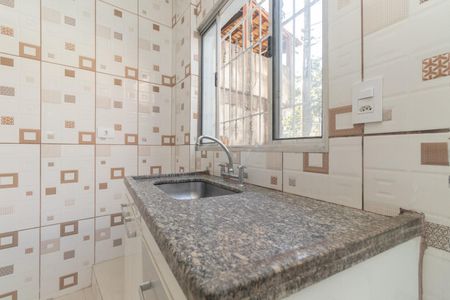 Cozinha de apartamento para alugar com 1 quarto, 45m² em Jardim Ricardo, São Paulo