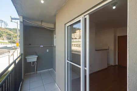 Varanda da Sala de apartamento à venda com 2 quartos, 50m² em Campo Grande, Rio de Janeiro