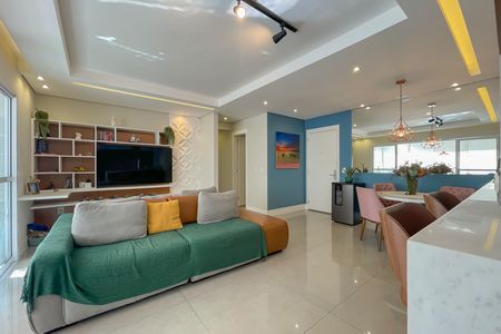 Sala de apartamento à venda com 2 quartos, 90m² em Industrial Autonomistas, Osasco