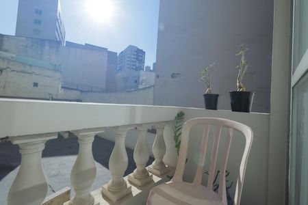 Varanda do Quarto de apartamento à venda com 1 quarto, 42m² em Liberdade, São Paulo