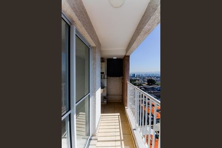 Varanda da Sala de apartamento para alugar com 2 quartos, 43m² em Vila Itapegica, Guarulhos
