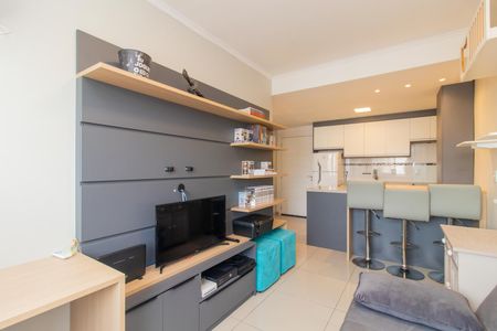 Sala de apartamento para alugar com 1 quarto, 31m² em Petrópolis, Porto Alegre
