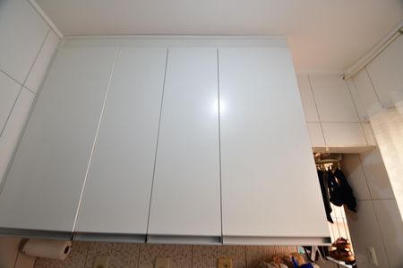 Cozinha de apartamento à venda com 2 quartos, 50m² em Bela Vista, Campinas