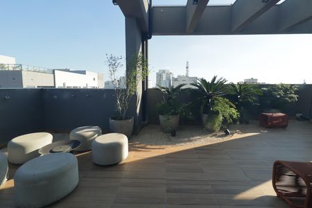 Área comum - Churrasqueira de kitnet/studio para alugar com 1 quarto, 25m² em Vila Mariana, São Paulo