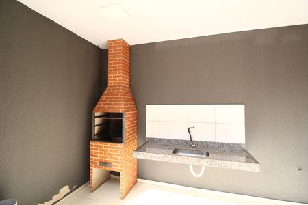 Área comum - Churrasqueira de apartamento para alugar com 2 quartos, 47m² em Jardim Holanda, Uberlândia