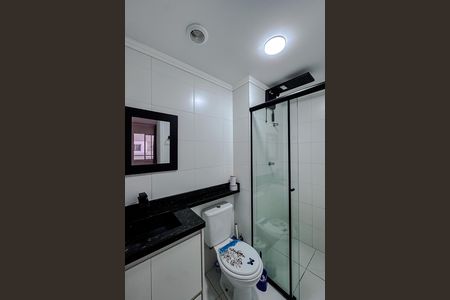 Banheiro da Suíte de apartamento para alugar com 1 quarto, 30m² em Belenzinho, São Paulo