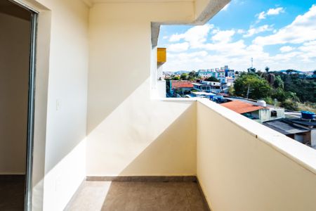 Varanda de apartamento para alugar com 2 quartos, 53m² em Jaqueline, Belo Horizonte
