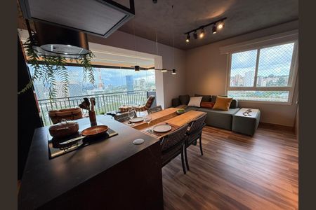 Sala de Jantar de apartamento para alugar com 1 quarto, 64m² em Cidade Monções, São Paulo