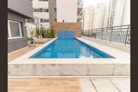 Área comum - Piscina de apartamento para alugar com 1 quarto, 21m² em Belenzinho, São Paulo