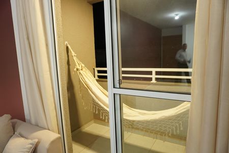 Sala - Sacada de apartamento para alugar com 2 quartos, 51m² em Vila Lutfalla, São Carlos
