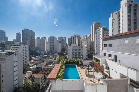 Sala - Vista de apartamento para alugar com 1 quarto, 40m² em Pinheiros, São Paulo