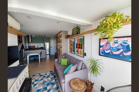 Sala de apartamento à venda com 1 quarto, 50m² em Vila Buarque, São Paulo