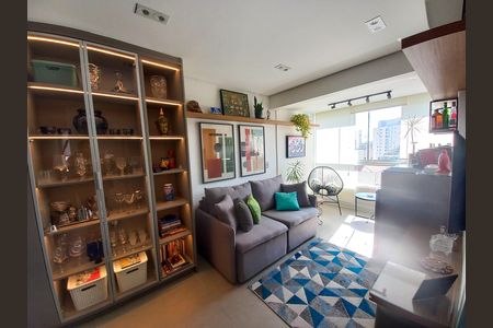 Sala de apartamento à venda com 1 quarto, 50m² em Vila Buarque, São Paulo