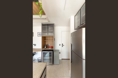 Cozinha de apartamento para alugar com 1 quarto, 46m² em Vila Nova Conceição, São Paulo