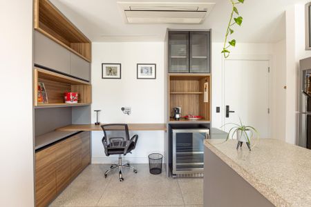 Sala de apartamento à venda com 1 quarto, 46m² em Vila Nova Conceição, São Paulo