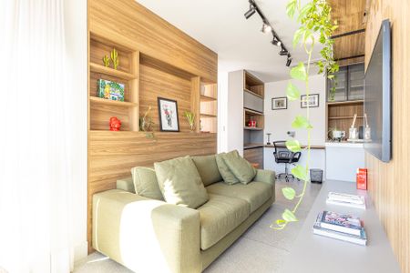 Sala de apartamento para alugar com 1 quarto, 46m² em Vila Nova Conceição, São Paulo
