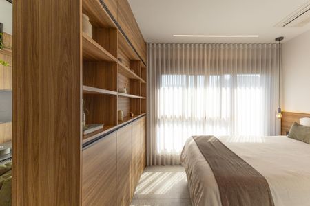 Quarto de apartamento para alugar com 1 quarto, 46m² em Vila Nova Conceição, São Paulo