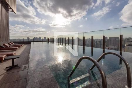Área comum - Piscina de apartamento para alugar com 1 quarto, 46m² em Vila Nova Conceição, São Paulo