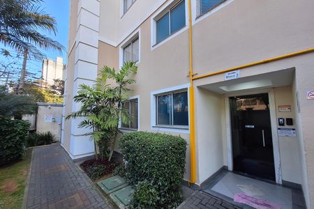 Fachada do bloco de apartamento para alugar com 2 quartos, 43m² em Vila Homero Thon, Santo André