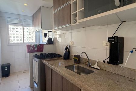 Cozinha e Área de Serviço de apartamento para alugar com 2 quartos, 58m² em Garagem, Santos