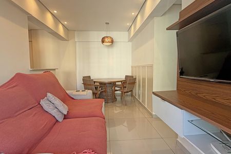 Sala de apartamento para alugar com 2 quartos, 58m² em Garagem, Santos