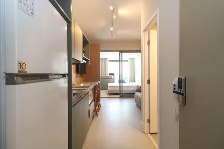 Sala/Cozinha de kitnet/studio à venda com 1 quarto, 30m² em Jardim Paulista, São Paulo