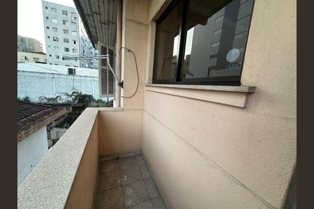 Varanda da Sala de apartamento para alugar com 1 quarto, 42m² em Centro, São Vicente