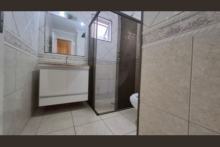 Banheiro de apartamento à venda com 2 quartos, 69m² em Vila Valparaíso, Santo André