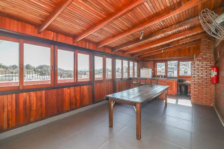 Área comum - Churrasqueira de apartamento à venda com 3 quartos, 75m² em Jardim do Salso, Porto Alegre